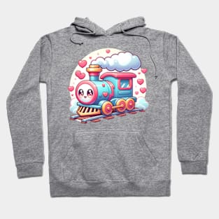 Train Valentines Hoodie